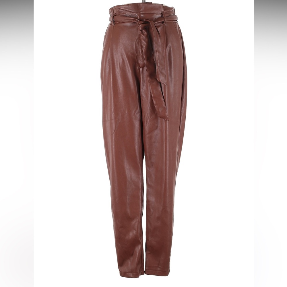 BB Dakota by Steve Madden High Rise Leather Pants sz M